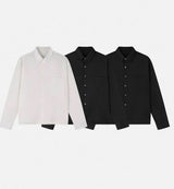 [F/W] Basic crop shirts(3color)