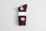 [3PACK] 1507 UNISEX DOT BASIC SOCKS - big dot purple colorpack