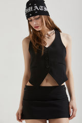 STRAP MINI SKIRT