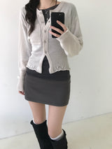 Mohair Backless Cardigan (3 colors)