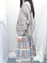 Texture Shirring Jumper
