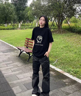 UNITY ファッションシンプルショートスリーブ black