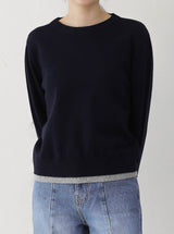 Edge Color Matching Knit