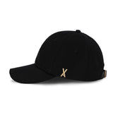 Gold stud over fit ball cap