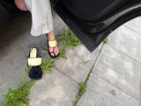 line strap slingbacks