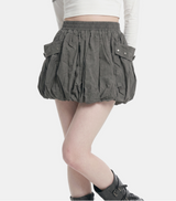 Luna Washed Cargo Balloon Skirt