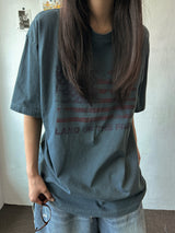 United Flag Pigment Oversized T-Shirt 3color