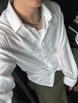リンクルオーバーソフトシャツ7C