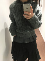 Plaid Check Low Blouse (2color)