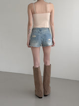 Flower Lace Corset Padded Sleeveless