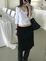Less Midi Skirt (2 colors)