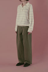 Cozit stripe knit_ivory