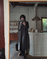 Melton Maxi Wool Overcoat