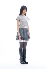 Seton cut-out crop tee