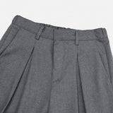 ベンザディープピンタックワイドスラックス