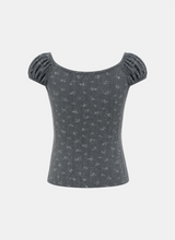 Eira Floral Ribbon Top