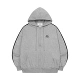ラリン トラックライン フード ジップアップ ユニセックス (2Color)