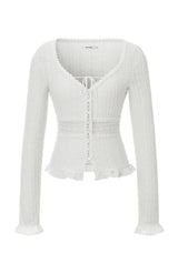 Vanilla lace cardigan - ivory