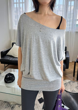 OFF SHOULDER HALF TOP OPS (3color)