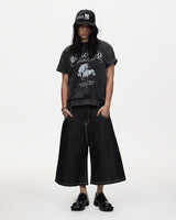 BAGGY SHORTS RAW DENIM