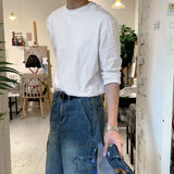 LMN オールデイプランニングコットンロングスリーブT (10 カラー)