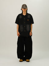 MEN Overfit Western Denim Shirts