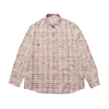 26SS チェック ペイント シャツ