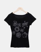 Cheritz Flower Short Sleeve T-Shirt