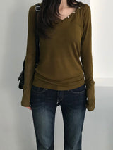 テンセルフーデッドTシャツ(5 colors)
