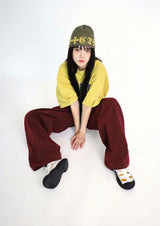 (UNISEX)ナーディーオーバーサイズチェックシャツ