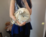 (beige)mini-hamster Shoulder Crossbag