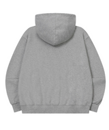 アキンリベットポイントアップリケフードジップアップ UNISEX (2COLOR)