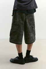 カモフィールドカーゴショーツ (Washed Gray)