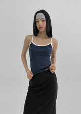 [MADE] Ballbell Color Combination Ringer Sleeveless