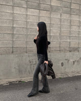 スモークブーツカットパンツ