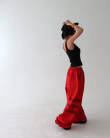 [UNISEX] Cash lettering jogger & wide pants