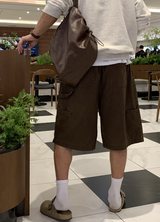 Hills Basic Carpenter Bermuda Banding Pants