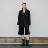 Zipper Stripe Jacket Black