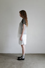 Sheer layered slip, White