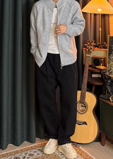 [virstyle original] INKKI two tuck Balloon Tapered Denim Pants 4COLOR