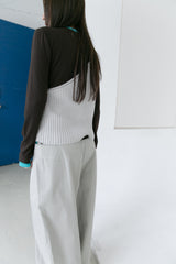 one shoulder sleeveless top(4colors)