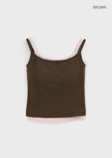 [MADE] Robella Layered Sleeveless Top (Built-in Cap)