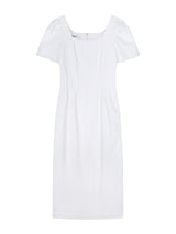 タックディテールリネンドレス(White)