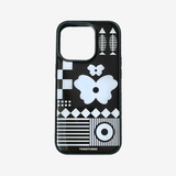 [MADE] Butterfly collage case black