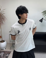 トラン 87 エンブレム リンガー ショートスリーブ Tシャツ