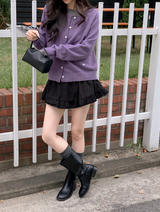 プリティーレースミニスカートパンツ (2color)