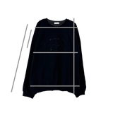 triple appliqué sweatshirt