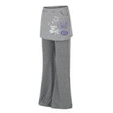 Mina Layered Dot Flare Pants