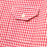 PARAGRAPH CHECK WORK SHIRT - RED