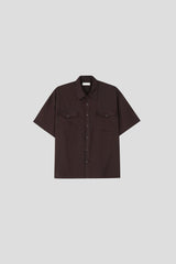 Beam Western Check Cropped Shirt